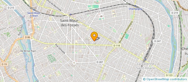 localisation de l'entreprise MUSIQUE ET DANCE 94 OXACA à ST MAUR DES FOSSES