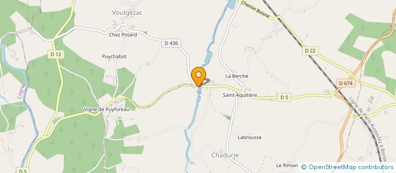 localisation de l'entreprise MUSIQUE ET DECOUVERTE à CHADURIE