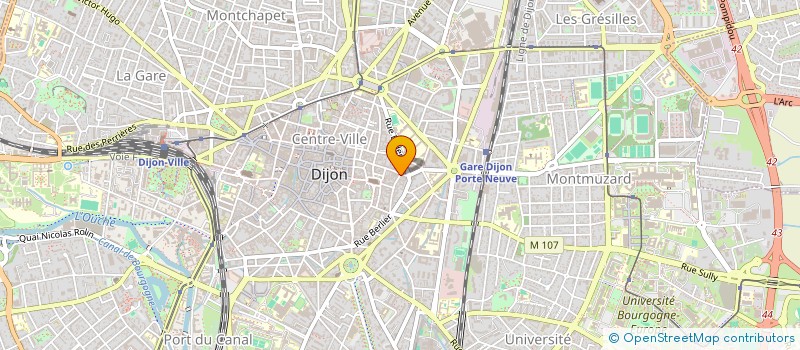 localisation de l'entreprise MUSIQUE ET EQUILIBRE à DIJON