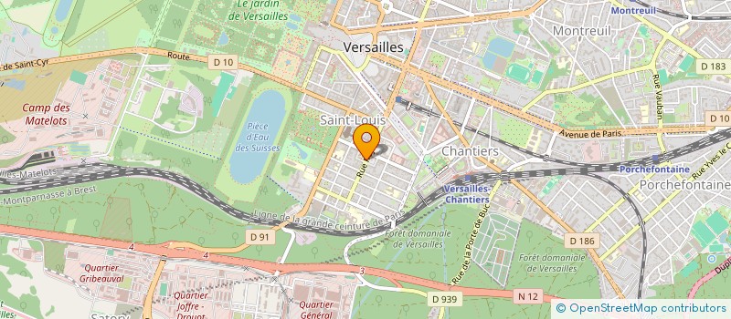 localisation de l'entreprise MUSIQUE ET HANDICAP 78 à VERSAILLES