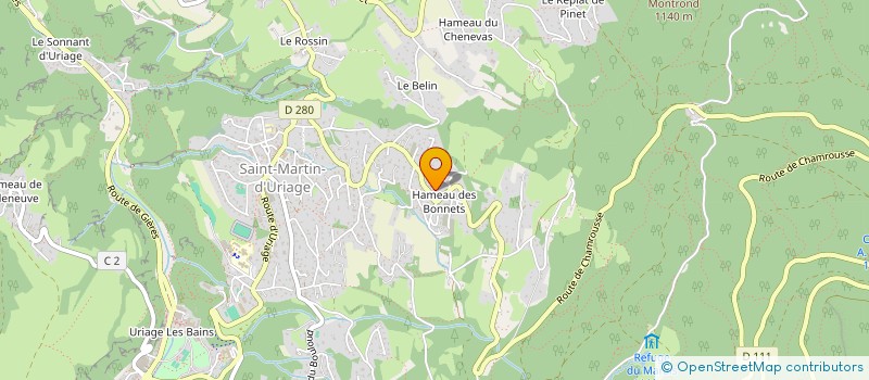 localisation de l'entreprise MUSIQUE ET IMAGE  SAINT-MARTIN-D'URIAGE