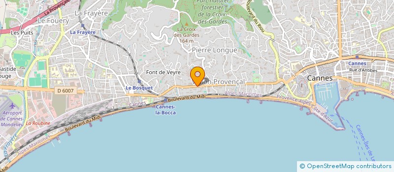 localisation de l'entreprise MUSIQUE ET LETTRES  CANNES