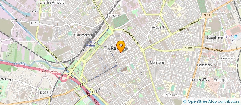 localisation de l'entreprise MUSIQUE ET LOISIRS à REIMS