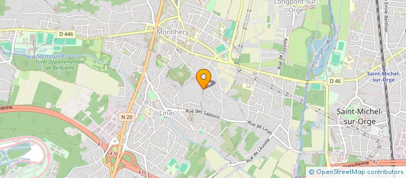 localisation de l'entreprise MUSIQUE ET LOISIRS  LINAS