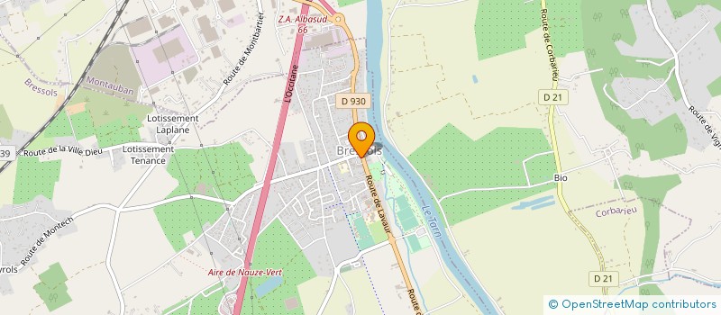 localisation de l'entreprise MUSIQUE ET PASSION SENIOR  BRESSOLS