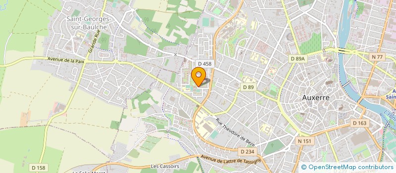 localisation de l'entreprise MUSIQUE ET SENS à AUXERRE
