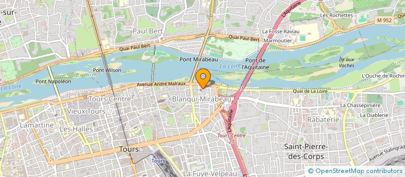 localisation de l'entreprise MUSIQUE ET SPIRITUALITE  TOURS