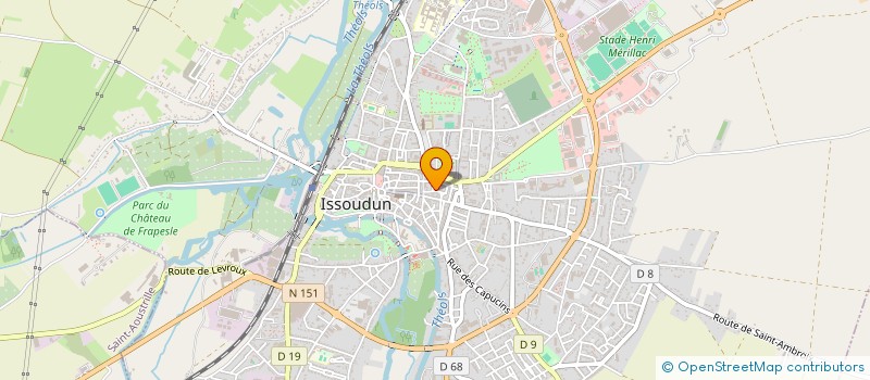 localisation de l'entreprise MUSIQUE ET VIE à ISSOUDUN