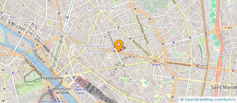 localisation de l'entreprise MUSIQUE FRANCAISE OPERA THEATRE  PARIS 11