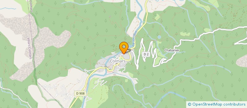 localisation de l'entreprise MUSIQUE HAUT VERDON  COLMARS
