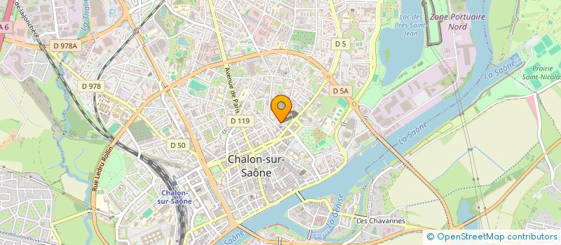 localisation de l'entreprise MUSIQUE LA VAILLANTE  CHALON-SUR-SAONE