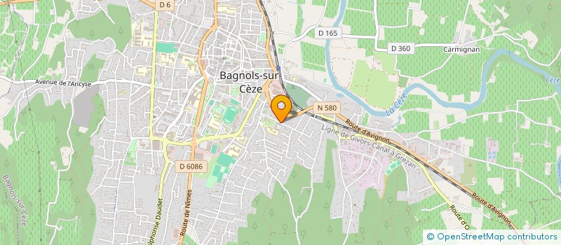 localisation de l'entreprise MUSIQUE LIVE  BAGNOLS-SUR-CEZE