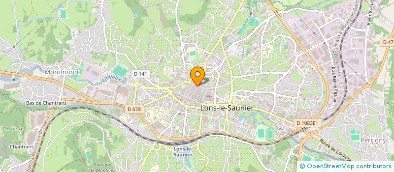 localisation de l'entreprise MUSIQUE LOCATION à LONS-LE-SAUNIER