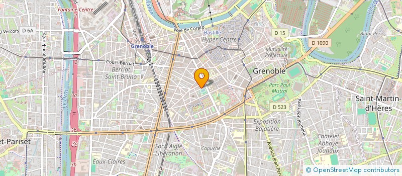 localisation de l'entreprise MUSIQUE LOISIRS à GRENOBLE