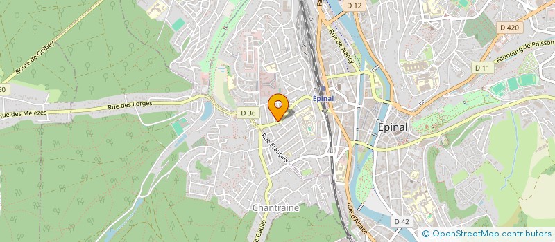 localisation de l'entreprise MUSIQUE LORRAINE  EPINAL