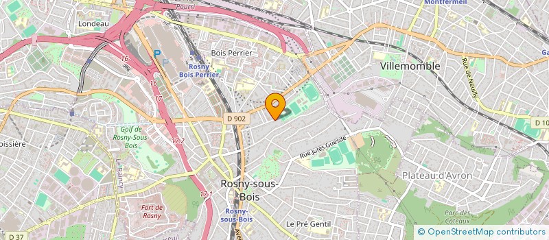 localisation de l'entreprise MUSIQUE MECANIQUE MODERNE ET TRADITIONNELLE (3MT) à ROSNY-SOUS-BOIS