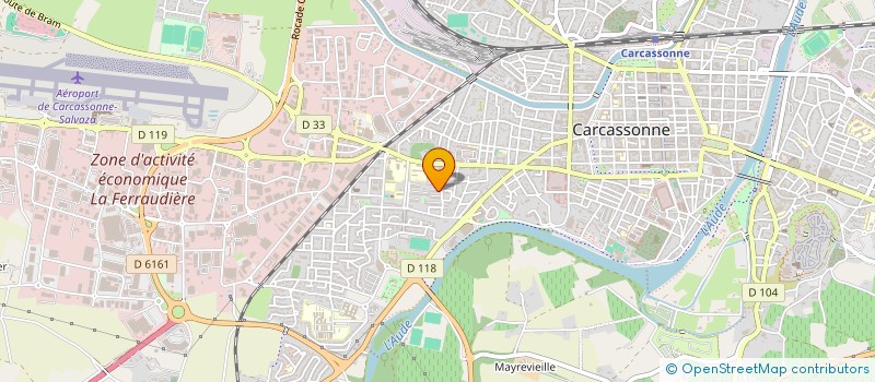 localisation de l'entreprise MUSIQUE MIDI  CARCASSONNE