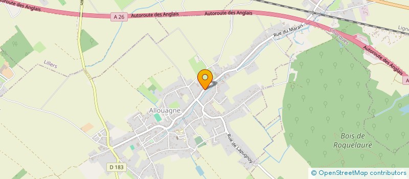 localisation de l'entreprise MUSIQUE MUNICIPALE D'ALLOUAGNE à ALLOUAGNE