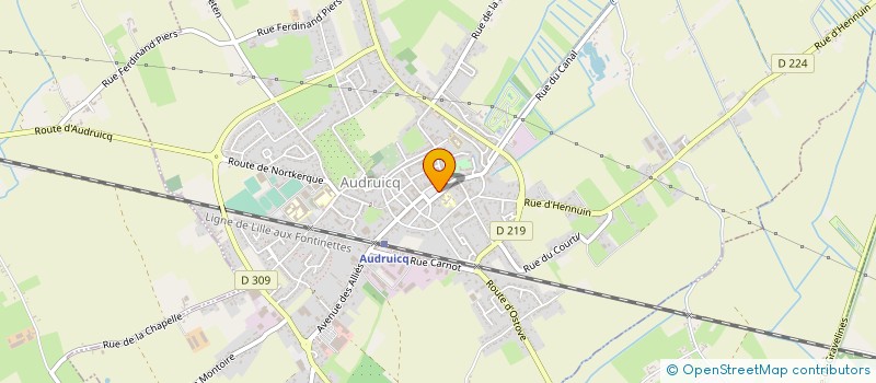 localisation de l'entreprise MUSIQUE MUNICIPALE D AUDRUICQ  AUDRUICQ