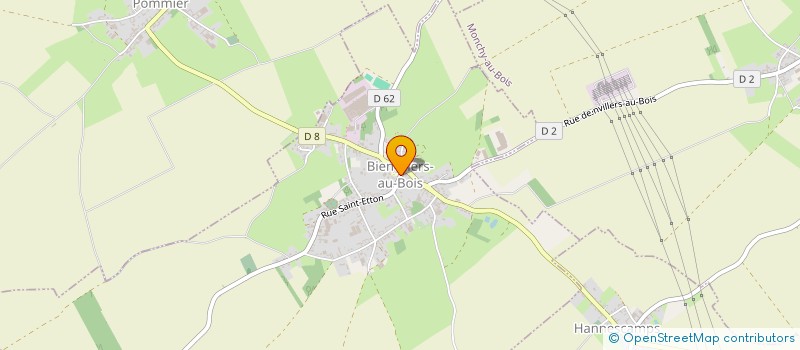 localisation de l'entreprise MUSIQUE MUNICIPALE DE BIENVILLERS  BIENVILLERS-AU-BOIS