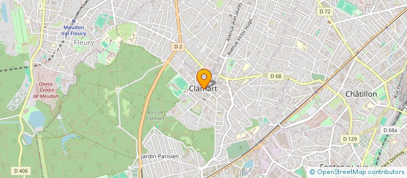 localisation de l'entreprise MUSIQUE MUNICIPALE DE CLAMART à CLAMART