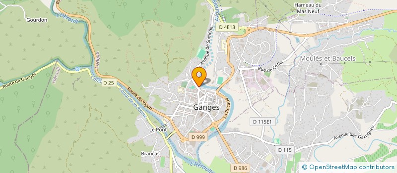 localisation de l'entreprise MUSIQUE PARADIS MINUIT  GANGES