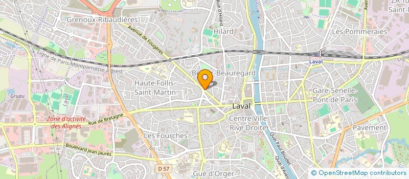 localisation de l'entreprise MUSIQUE PASSION à LAVAL