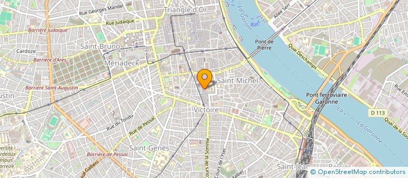 localisation de l'entreprise MUSIQUE POP à BORDEAUX
