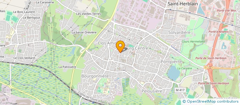 localisation de l'entreprise MUSIQUE POUR TOUS - NANTES à SAINT-HERBLAIN