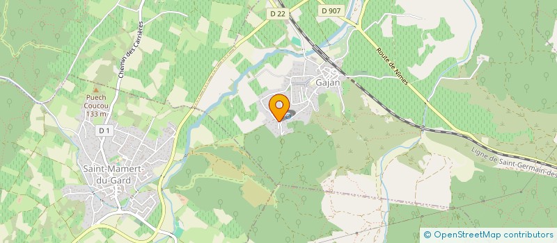 localisation de l'entreprise MUSIQUE SCHOOL à GAJAN