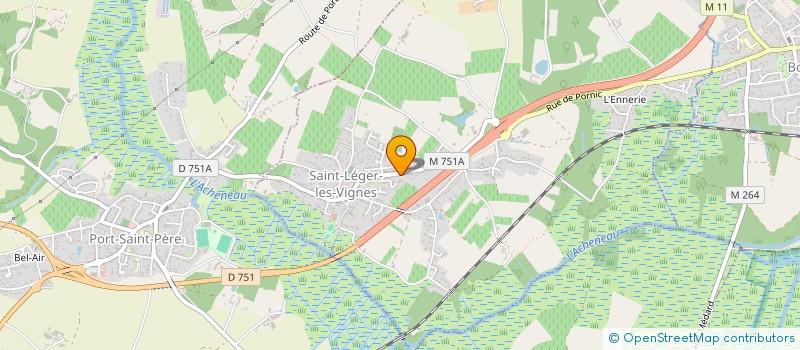 localisation de l'entreprise MUSIQUE THEATRE ET CIE  SAINT-LEGER-LES-VIGNES