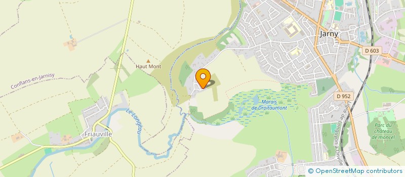 localisation de l'entreprise MUSIQUE VARIETES ET FEERIE  JARNY