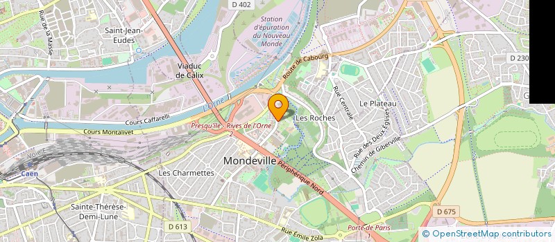 localisation de l'entreprise MUSIQUE VIVANTE EN NORMANDIE  MONDEVILLE