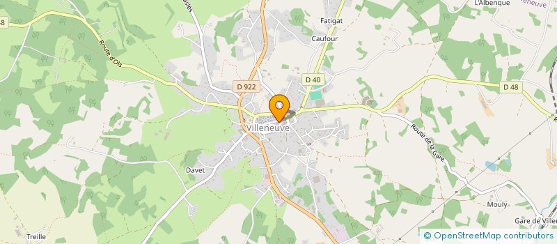 localisation de l'entreprise MUSIQUE VIVANTE ET ORGUES  VILLENEUVE