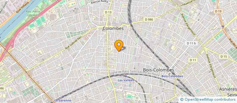 localisation de l'entreprise MUSIQUES A COEURS à COLOMBES