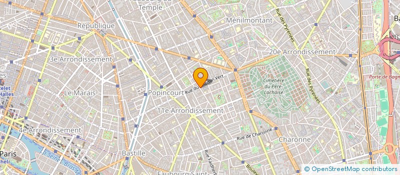 localisation de l'entreprise MUSIQUES A LA CLEF  PARIS