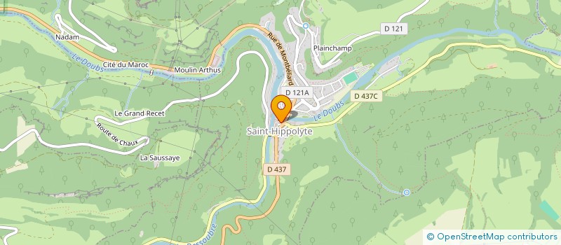 localisation de l'entreprise MUSIQUES A SAINT-HIPP'ANIM  SAINT-HIPPOLYTE