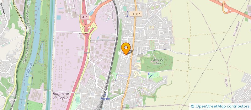 localisation de l'entreprise MUSIQUES ACTUELLES FEYZIN  FEYZIN