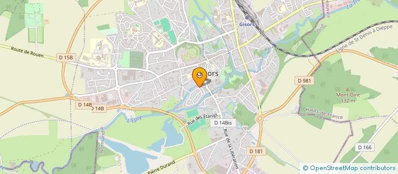 localisation de l'entreprise MUSIQUES ACTUELLES PROMOTION  GISORS