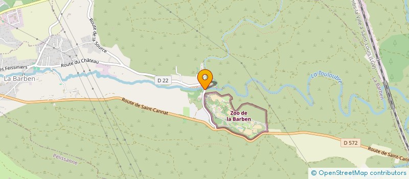 localisation de l'entreprise MUSIQUES ARTS SPECTACLES  LA BARBEN