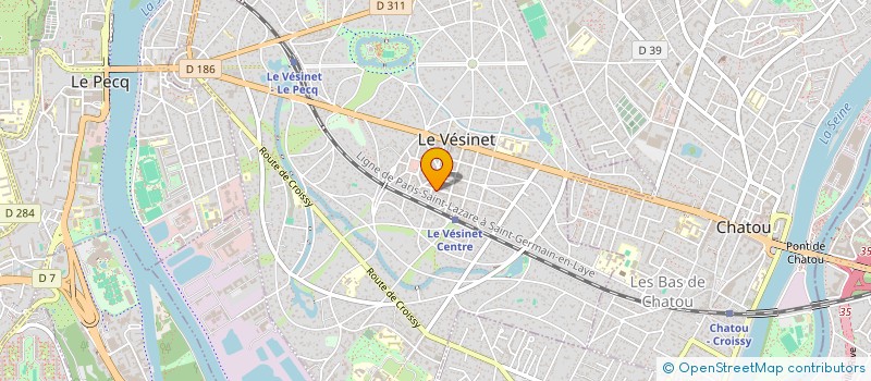 localisation de l'entreprise MUSIQUES AU VESINET à LE VESINET
