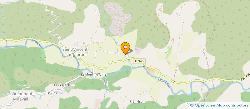 localisation de l'entreprise MUSIQUES DANS LES ALPES DE HTE PROVENCE  SAINT-VINCENT-SUR-JABRON