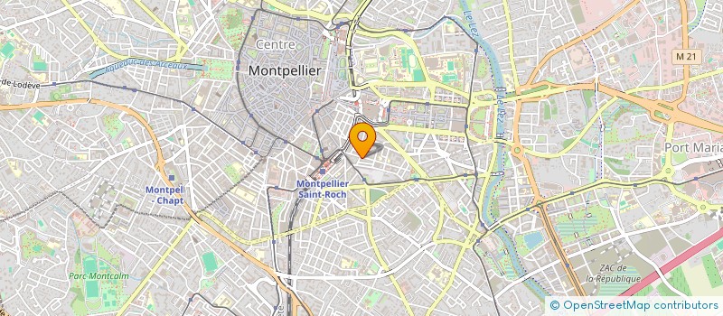 localisation de l'entreprise MUSIQUES DU MONDE à MONTPELLIER