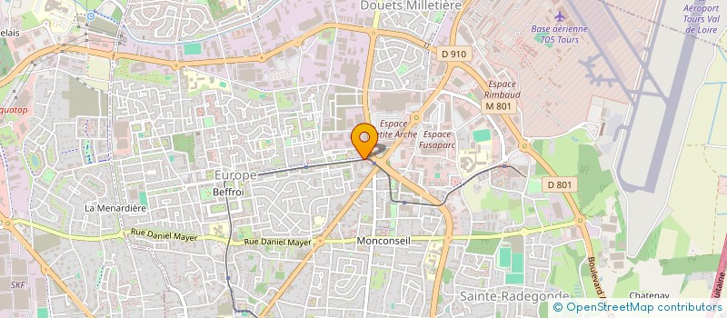 localisation de l'entreprise MUSIQUES EN FETE à TOURS
