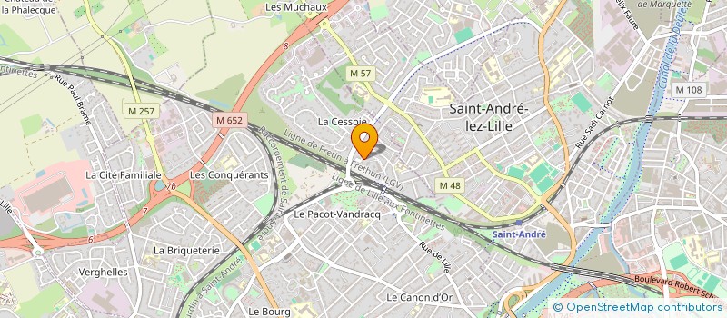 localisation de l'entreprise MUSIQUES EN FLANDRES à LAMBERSART