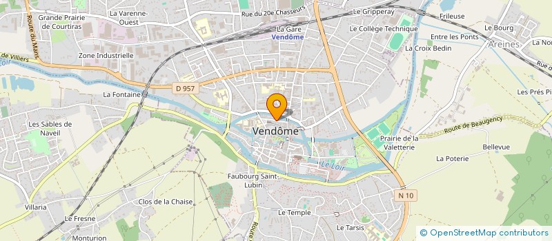 localisation de l'entreprise MUSIQUES EN SCENES à VENDOME
