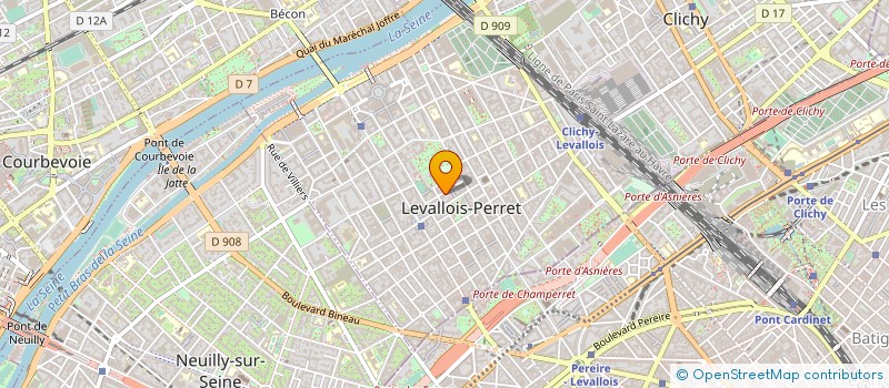 localisation de l'entreprise MUSIQUES EN SEINE à LEVALLOIS-PERRET