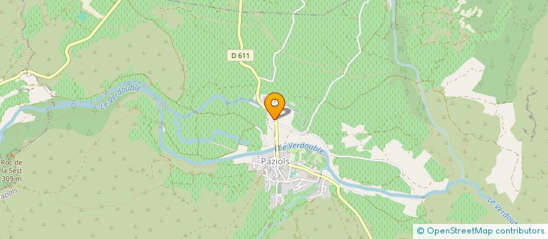 localisation de l'entreprise MUSIQUES EN TERRE CATHARE  PAZIOLS