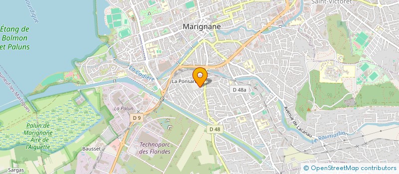 localisation de l'entreprise MUSIQUES EN TETES  MARIGNANE
