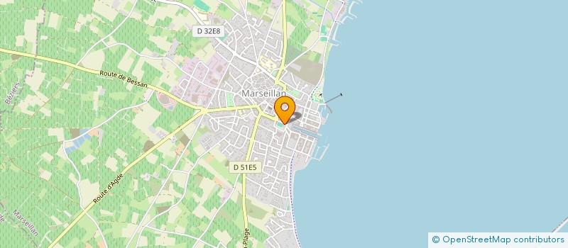 localisation de l'entreprise MUSIQUES EN THAU à MARSEILLAN